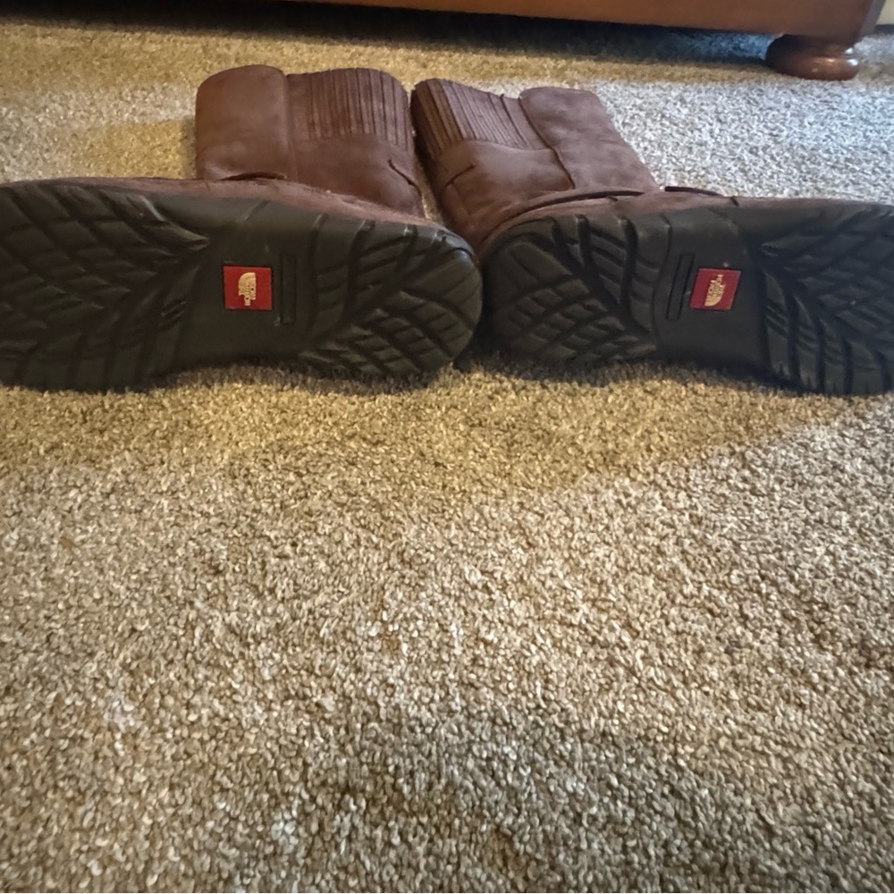 The North Face Brown Leather Boots - Picture 3 of 5